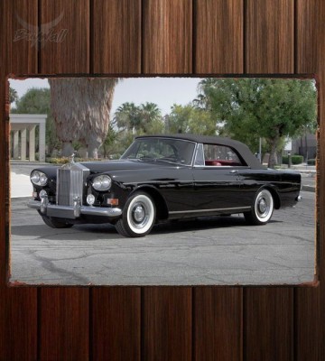 Металлическая табличка Rolls-Royce Silver Cloud Mulliner Park Ward Drophead Coupe (III)